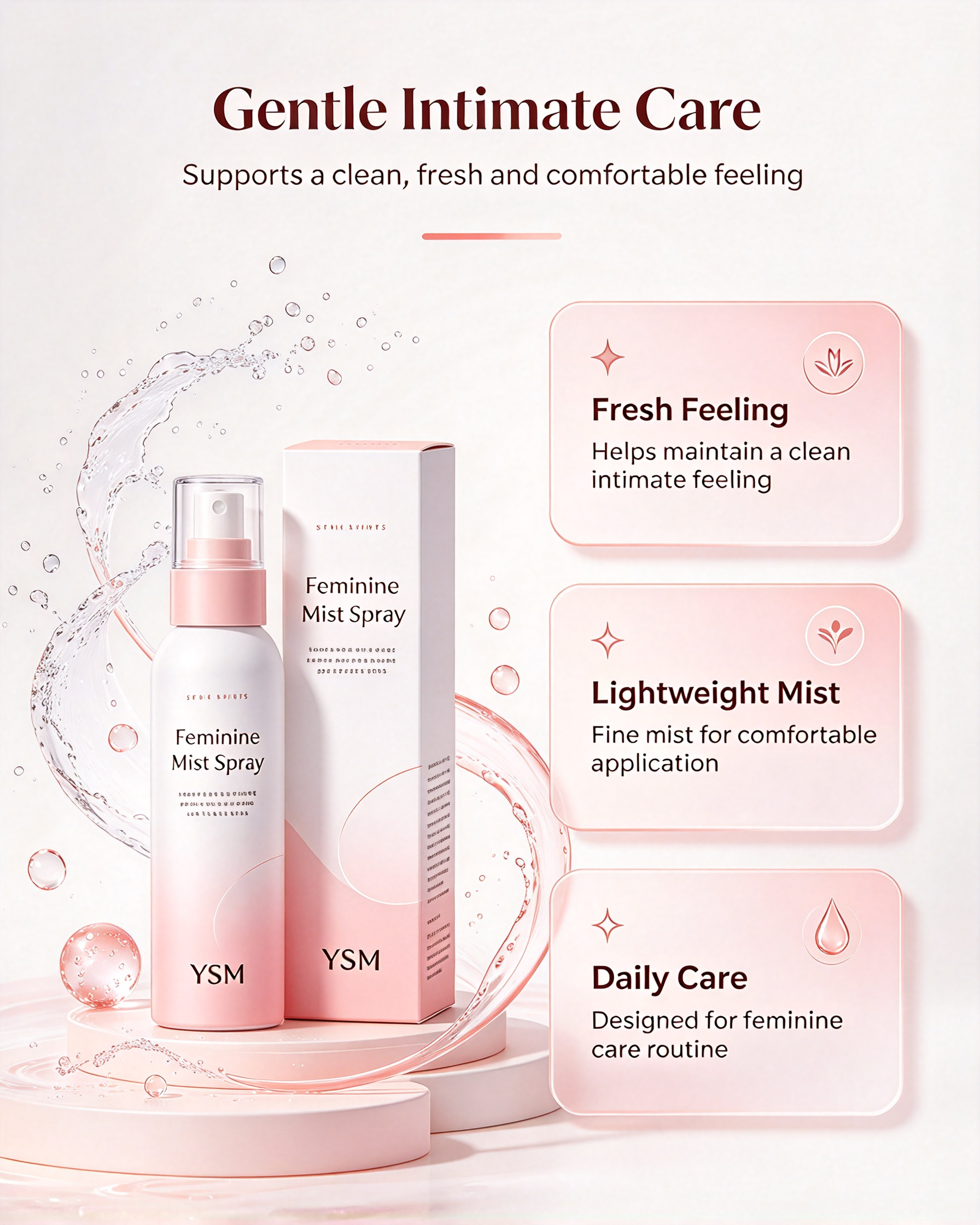 Feminine Mist Spray | Gentle Intimate Fresh Mist for Daily Care