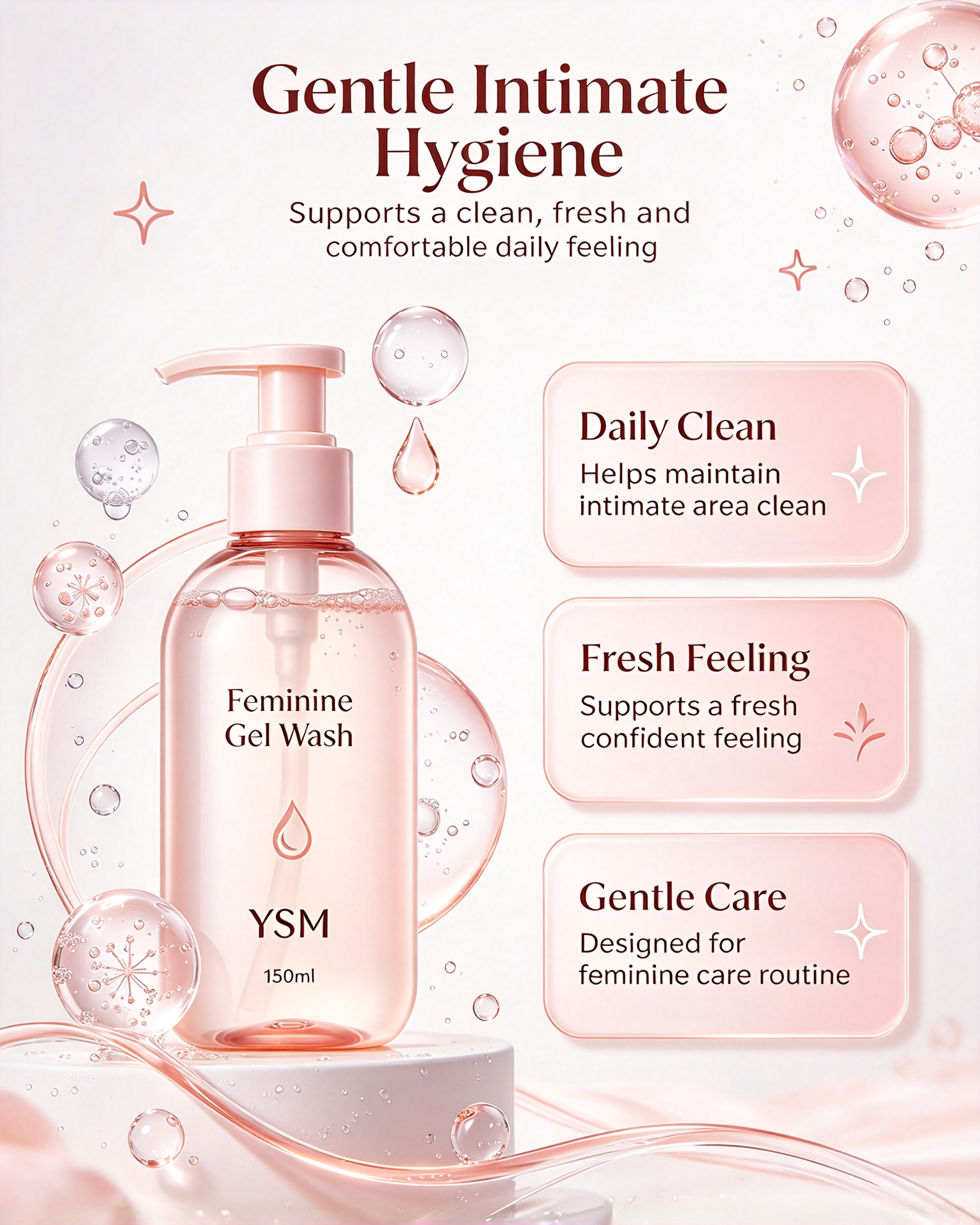 Feminine Gel Wash 150ml | Gentle Daily Intimate Hygiene Wash