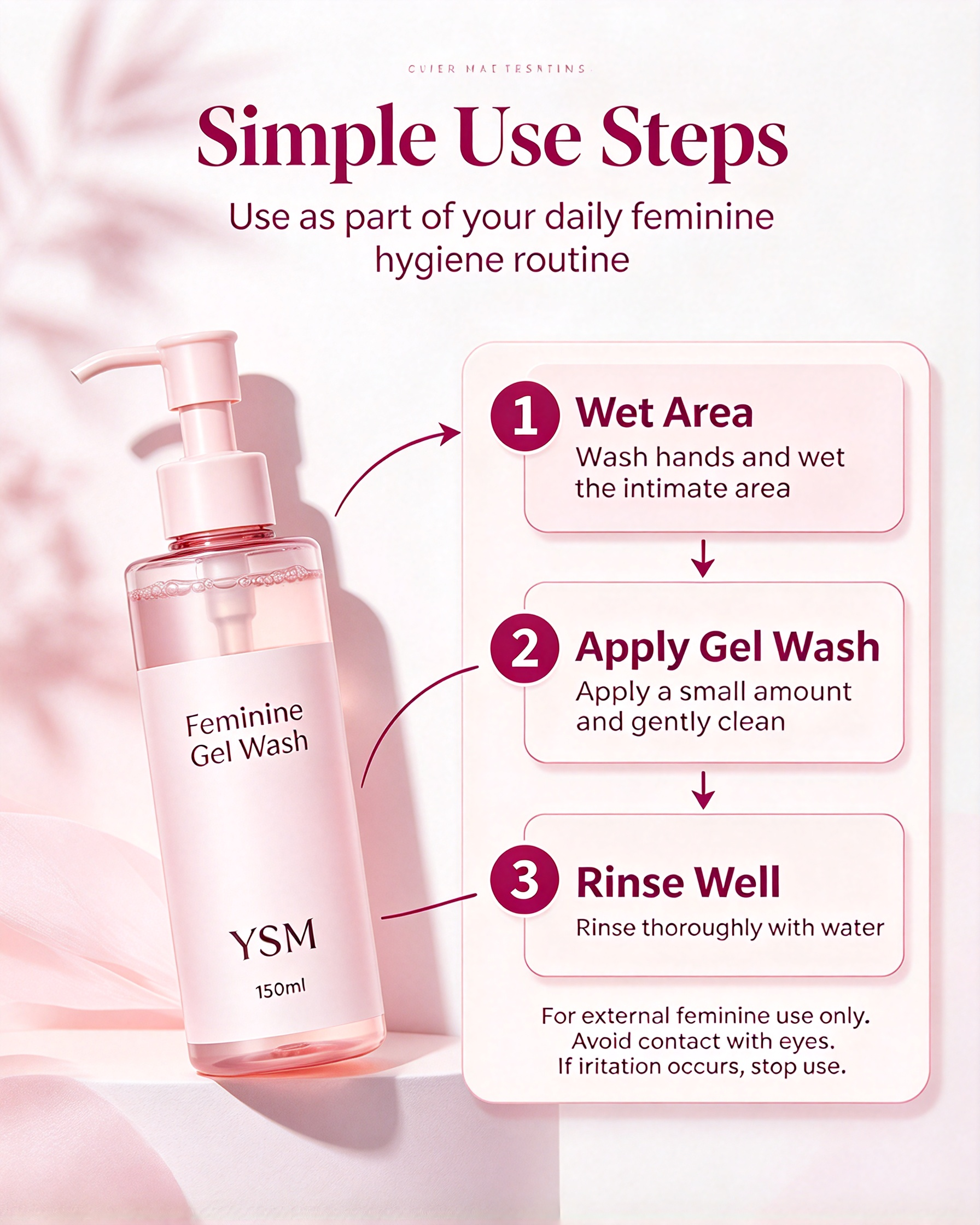 Feminine Gel Wash 150ml | Gentle Daily Intimate Hygiene Wash