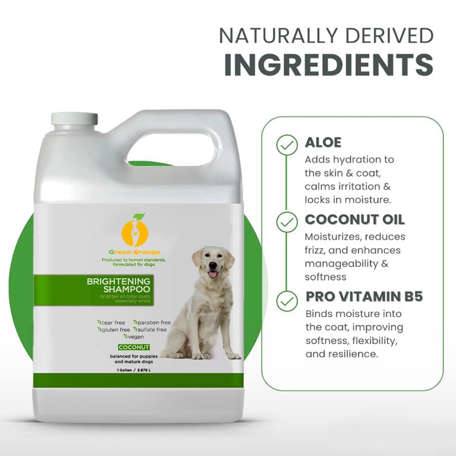 Dog Brightening Shampoo for White & Light Coats | Stain & Yellowing Removal Dog Brightening Shampoo for White & Light Coats | Stain & Yellowing Removal - Image 5