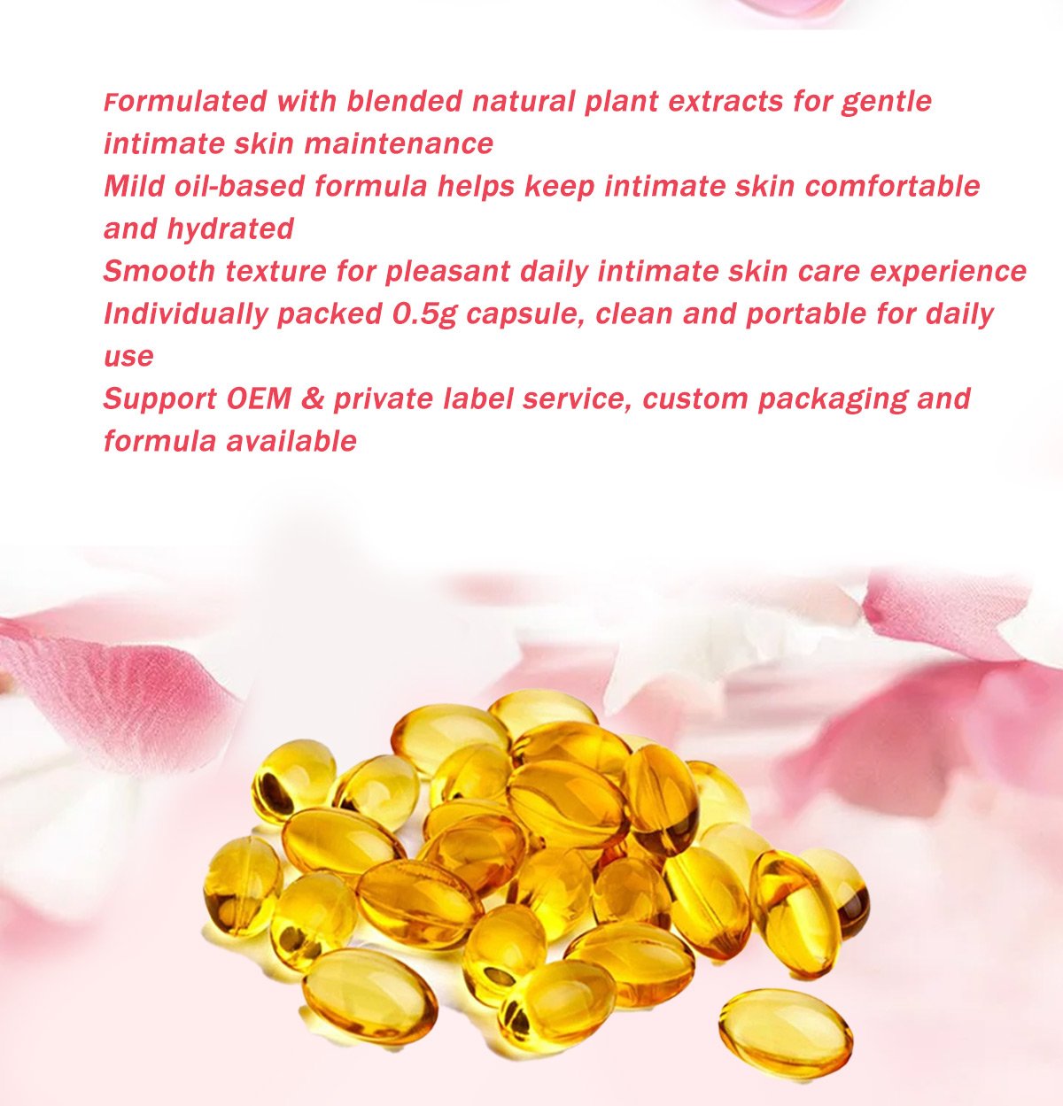 Yoni Capsule Wholesale OEM ODM Private Label | Feminine Intimate Care Capsules Custom Manufacturer