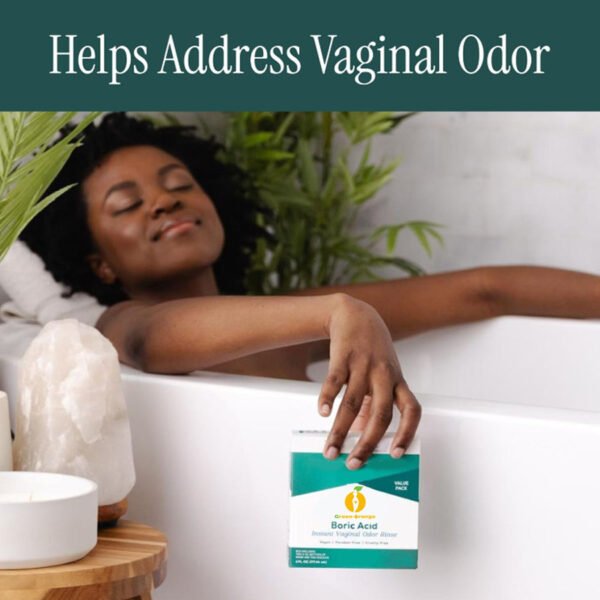 Instant Vaginal Odor Boric Acid Rinse Solution | Gentle Feminine Care