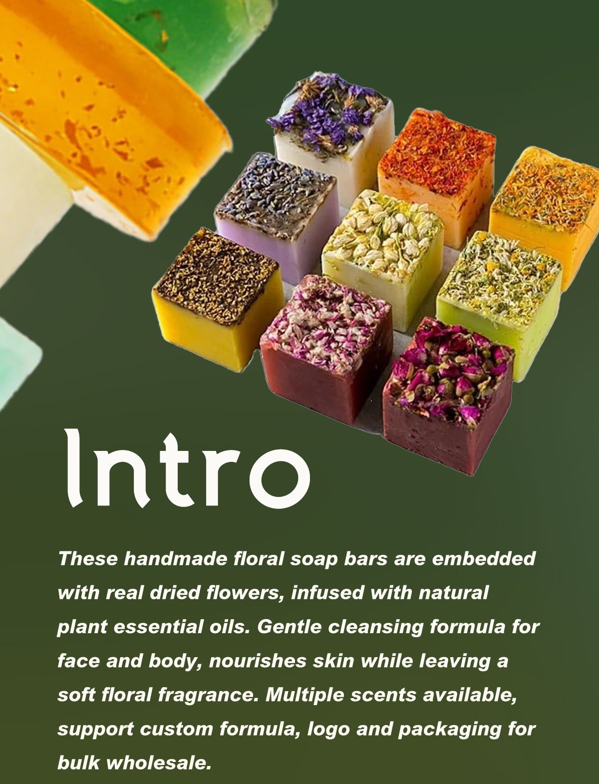 Custom Scent Bar Yoni/body Soap Wholesale | 19 Fragrance Options Private Label Hand Soap Bulk Order