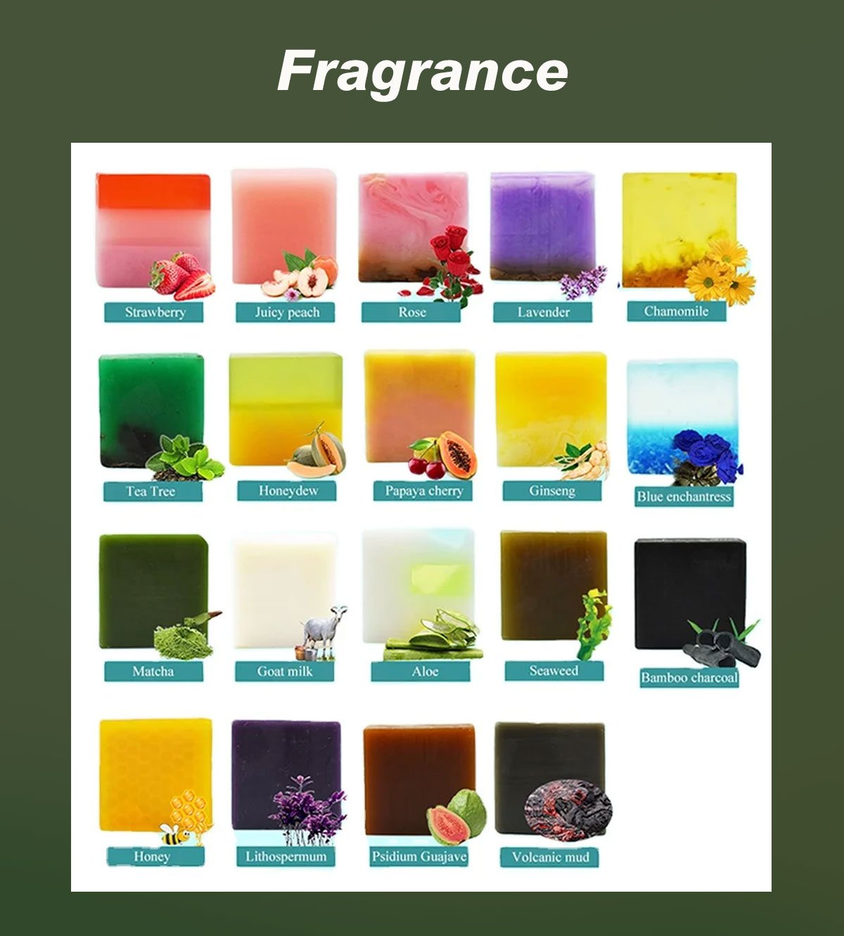 Custom Scent Bar Yoni/body Soap Wholesale | 19 Fragrance Options Private Label Hand Soap Bulk Order
