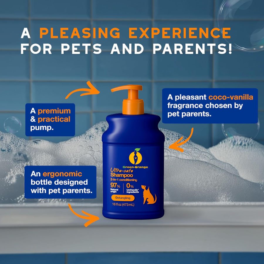 2 in 1 Dog Shampoo and Conditioner, 16 fl oz 2 in 1 Dog Shampoo and Conditioner, 16 fl oz - Image 4