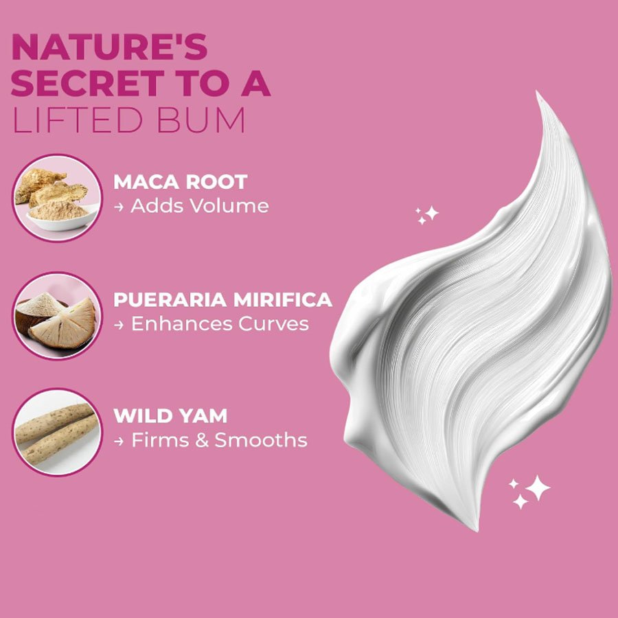Booty Magic Butt Enhancement Cream - 6 fl oz Butt Cream for Bigger Butt, Booty Cream Bigger Booty with Maca Root Extract, Pueraria Mirifica, Aloe Vera for Volume, Roundness and Softness Booty Magic Butt Enhancement Cream - 6 fl oz Butt Cream for Bigger Butt, Booty Cream Bigger Booty with Maca Root Extract, Pueraria Mirifica, Aloe Vera for Volume, Roundness and Softness - Image 6