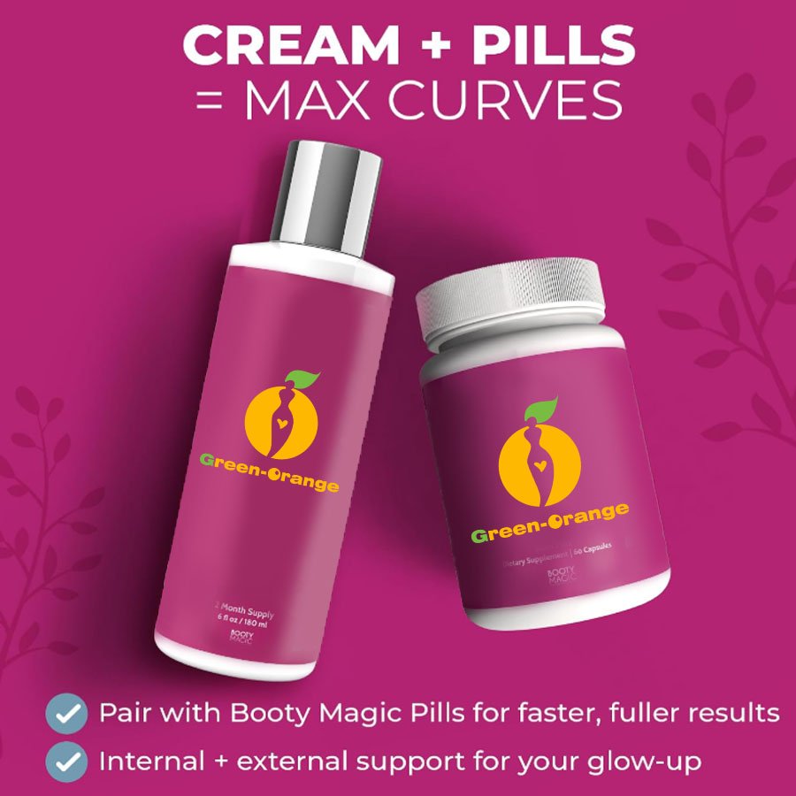 Booty Magic Butt Enhancement Cream - 6 fl oz Butt Cream for Bigger Butt, Booty Cream Bigger Booty with Maca Root Extract, Pueraria Mirifica, Aloe Vera for Volume, Roundness and Softness Booty Magic Butt Enhancement Cream - 6 fl oz Butt Cream for Bigger Butt, Booty Cream Bigger Booty with Maca Root Extract, Pueraria Mirifica, Aloe Vera for Volume, Roundness and Softness - Image 3