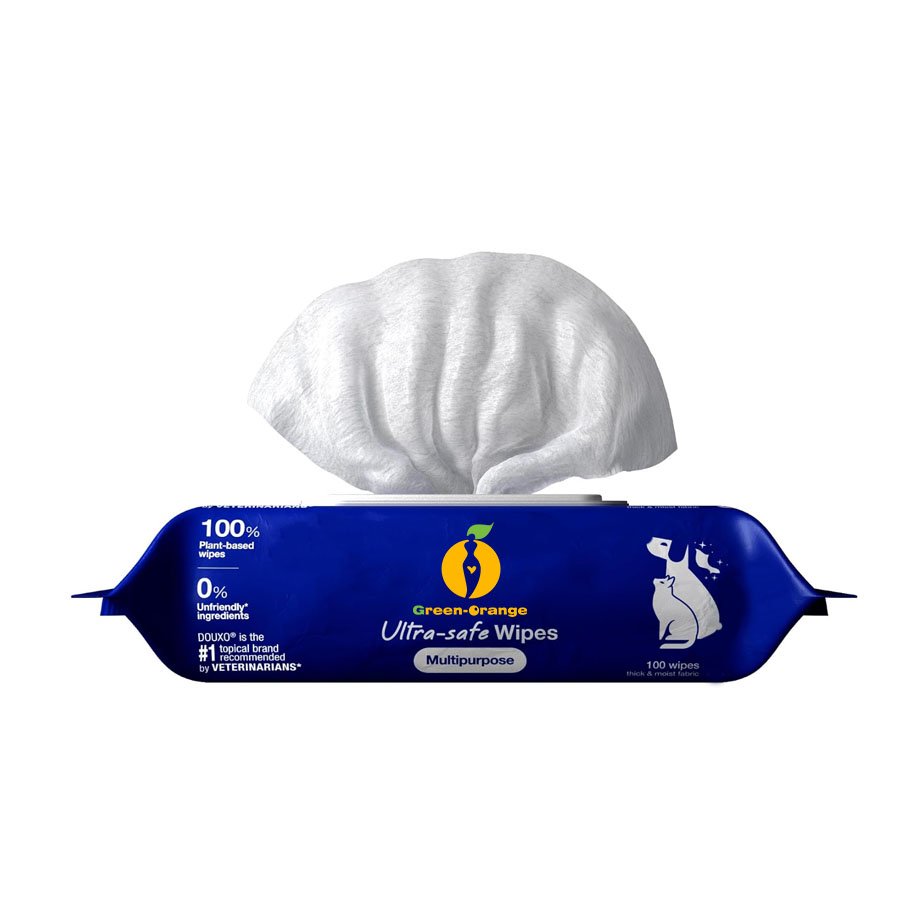 Dog Wipes for Paws, Butts, Tear Stains and Cleaning, 100 Wipes Dog Wipes for Paws, Butts, Tear Stains and Cleaning, 100 Wipes